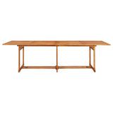 Garden Dining Table 280x90x75 cm Solid Acacia Wood