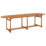 Garden Dining Table 280x90x75 cm Solid Acacia Wood