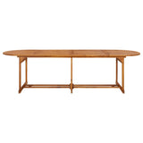 Garden Dining Table 280x90x75 cm Solid Acacia Wood