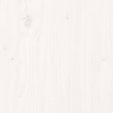 Garden Corner Sofa White Solid Wood Pine