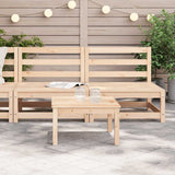 Garden Middle Sofas 2 pcs Solid Wood Pine