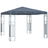 Gazebo with LED String Lights 300x300 cm Anthracite