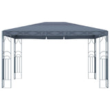 Gazebo with LED String Lights 400x300 cm Anthracite