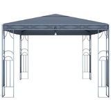 Gazebo with LED String Lights 400x300 cm Anthracite