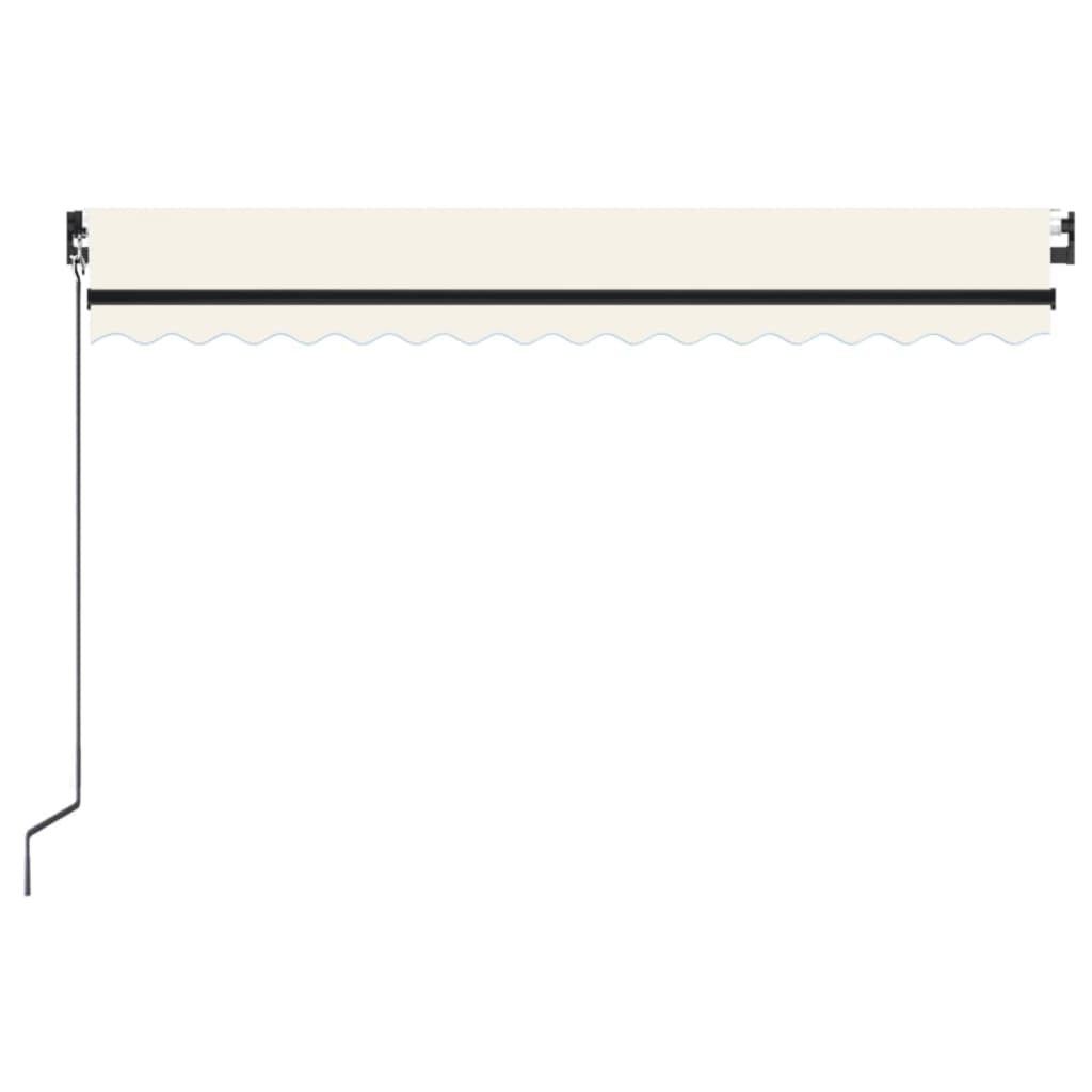 Manual Retractable Awning 400x350 cm Cream