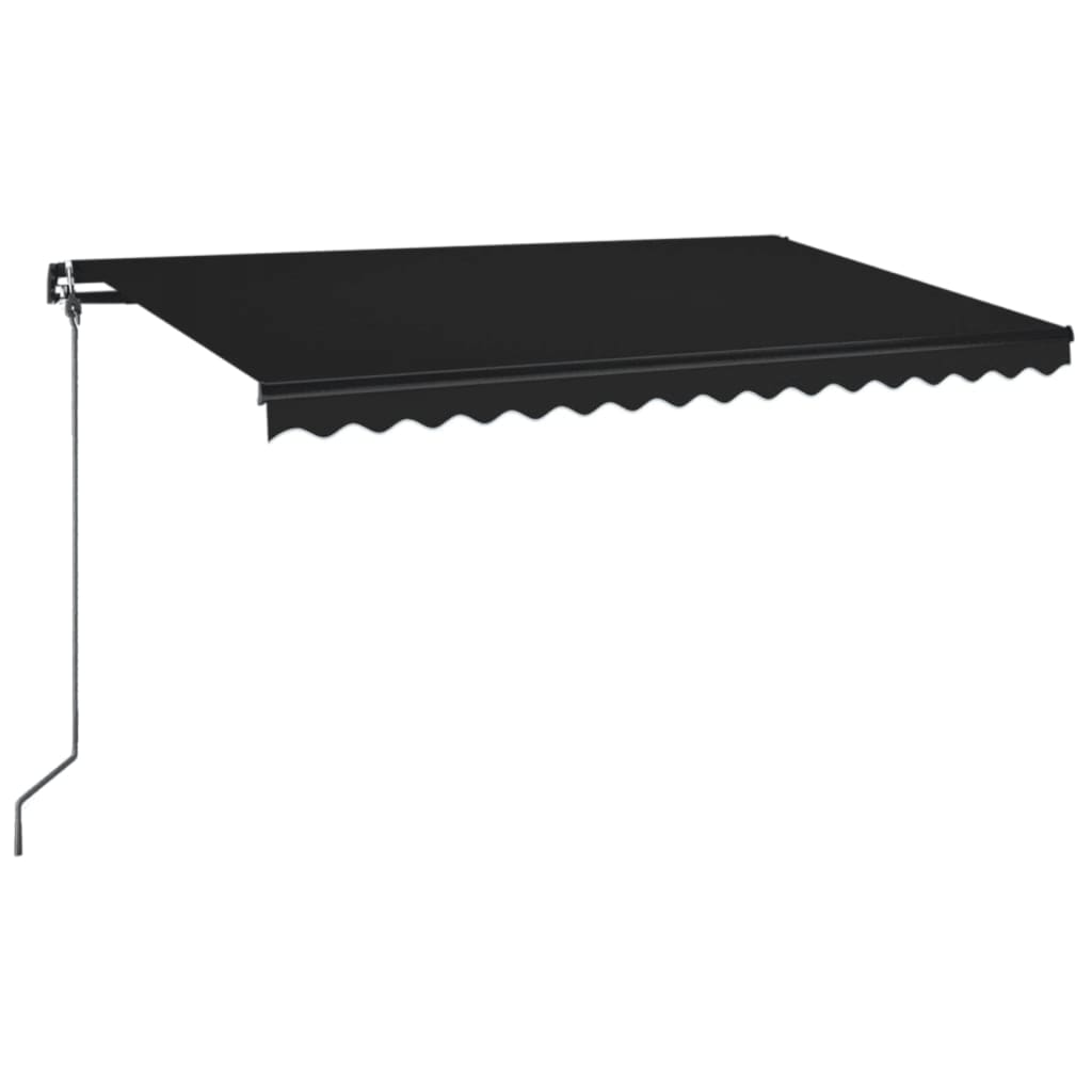 Manual Retractable Awning 400x350 cm Anthracite