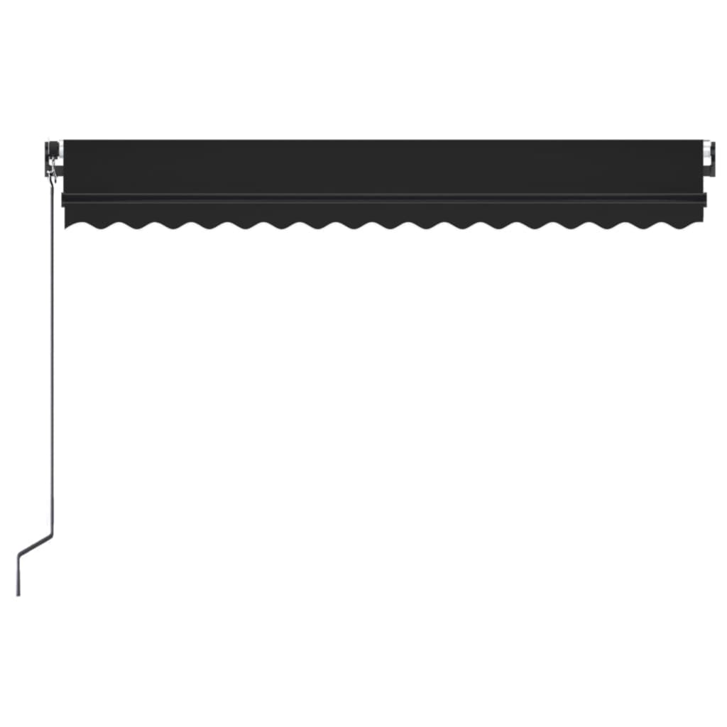 Manual Retractable Awning 400x350 cm Anthracite