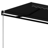 Manual Retractable Awning 400x350 cm Anthracite