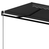 Manual Retractable Awning 450x350 cm Anthracite