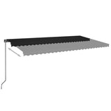 Manual Retractable Awning 600x350 cm Anthracite