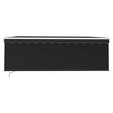 Manual Retractable Awning with Blind 4x3m Anthracite