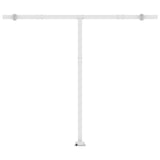 Manual Retractable Awning with LED 300x250 cm Blue and White
