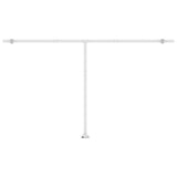 Freestanding Manual Retractable Awning 500x300 cm Blue/White