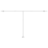Freestanding Manual Retractable Awning 500x300 cm Yellow/White