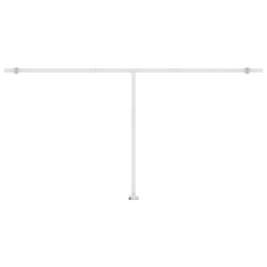 Freestanding Manual Retractable Awning 600x350 cm Cream