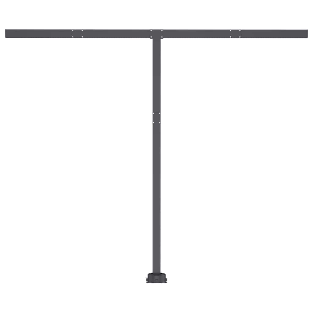 Freestanding Manual Retractable Awning 350x250 cm Yellow/White