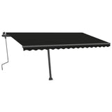 Freestanding Manual Retractable Awning 400x300 cm Anthracite