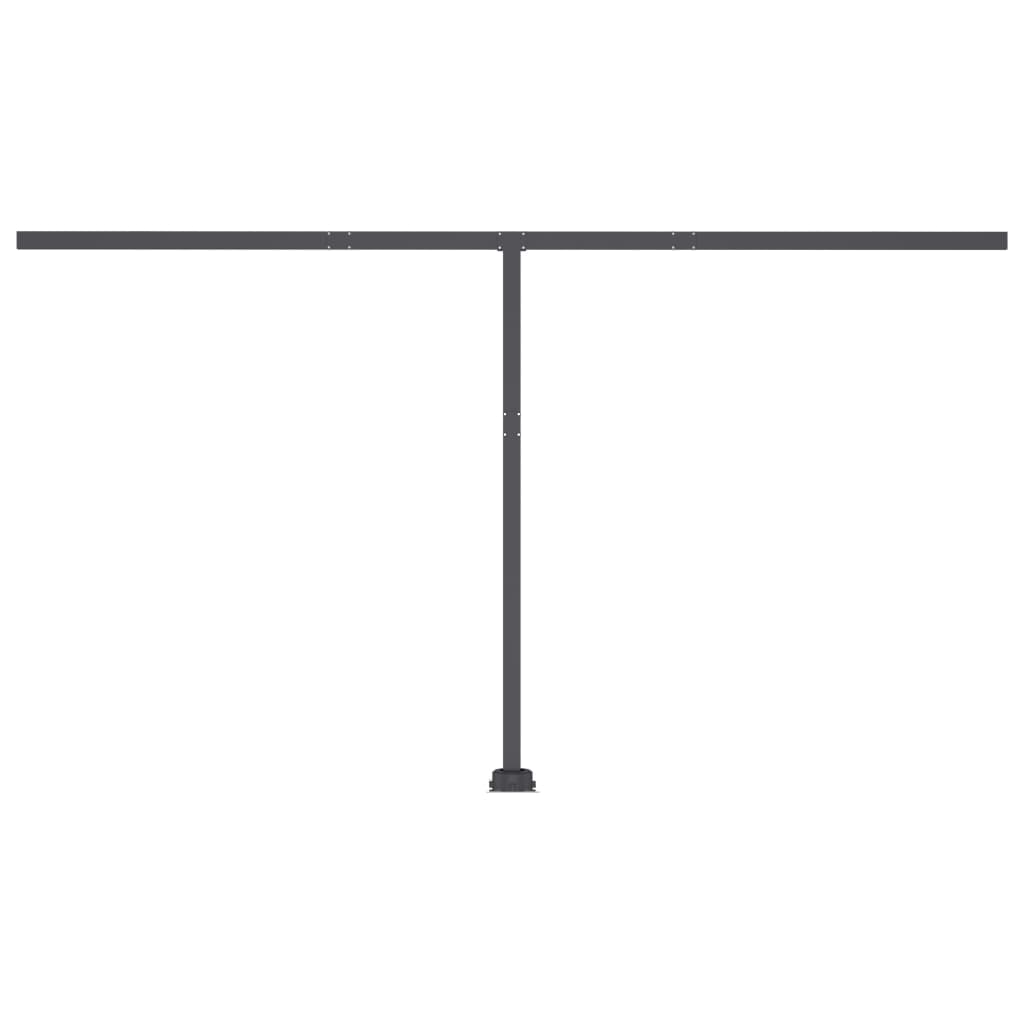 Freestanding Manual Retractable Awning 400x300 cm Anthracite