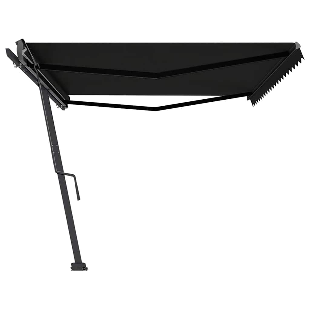 Freestanding Manual Retractable Awning 500x300 cm Anthracite