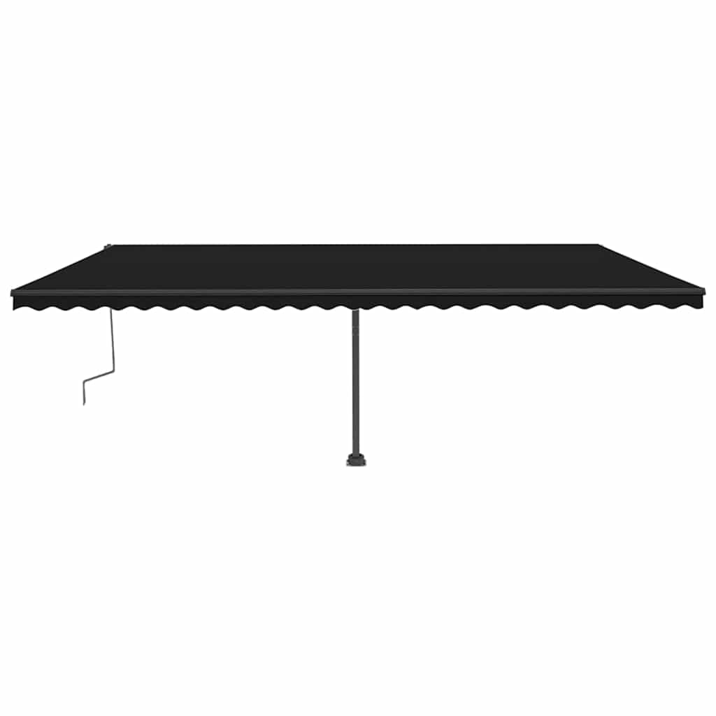 Freestanding Manual Retractable Awning 600x300 cm Anthracite