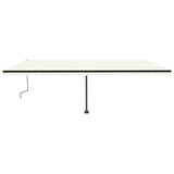 Freestanding Manual Retractable Awning 600x350 cm Cream