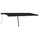 Freestanding Manual Retractable Awning 600x350 cm Anthracite