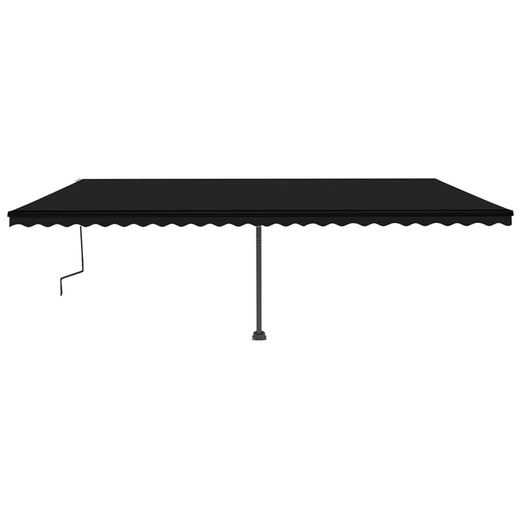 Freestanding Manual Retractable Awning 600x350 cm Anthracite