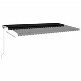 Freestanding Manual Retractable Awning 600x350 cm Anthracite