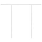 Manual Retractable Awning with LED 3x2.5 m Cream