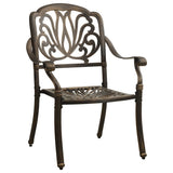 3 Piece Bistro Set Cast Aluminium Bronze