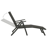 9 Piece Garden Lounge Set Black and Anthracite