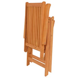 Reclining Garden Chairs 8 pcs Solid Teak Wood