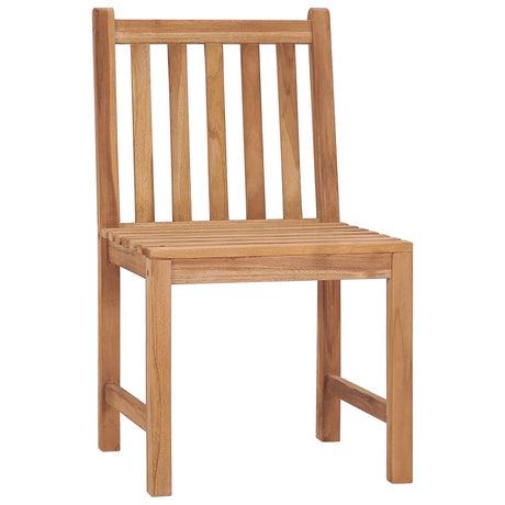 Garden Chairs 4 pcs Solid Teak Wood