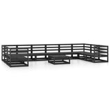 11 Piece Garden Lounge Set Solid Pinewood