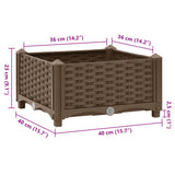 Raised Bed 40x40x23 cm Polypropylene