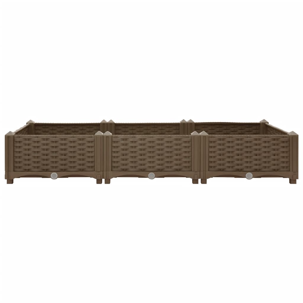 Raised Bed 120x40x23 cm Polypropylene