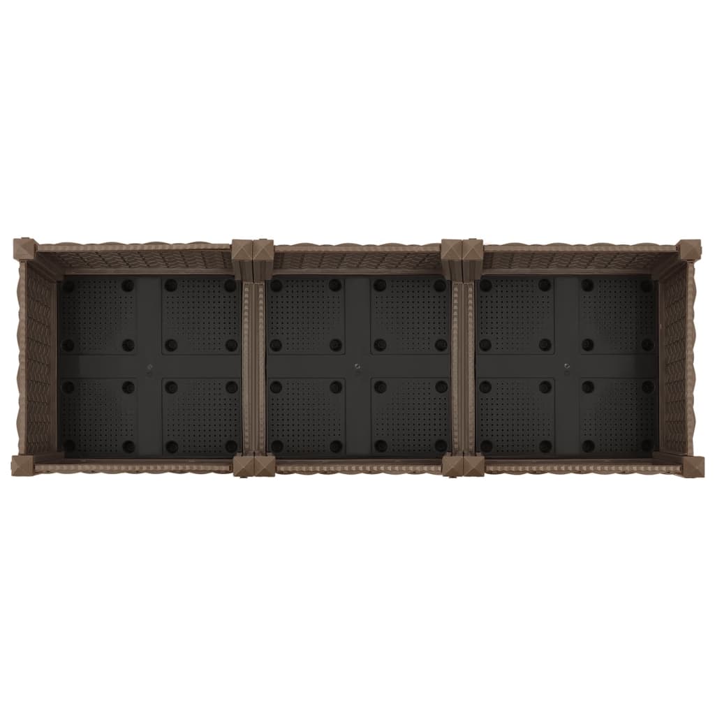 Raised Bed 120x40x23 cm Polypropylene