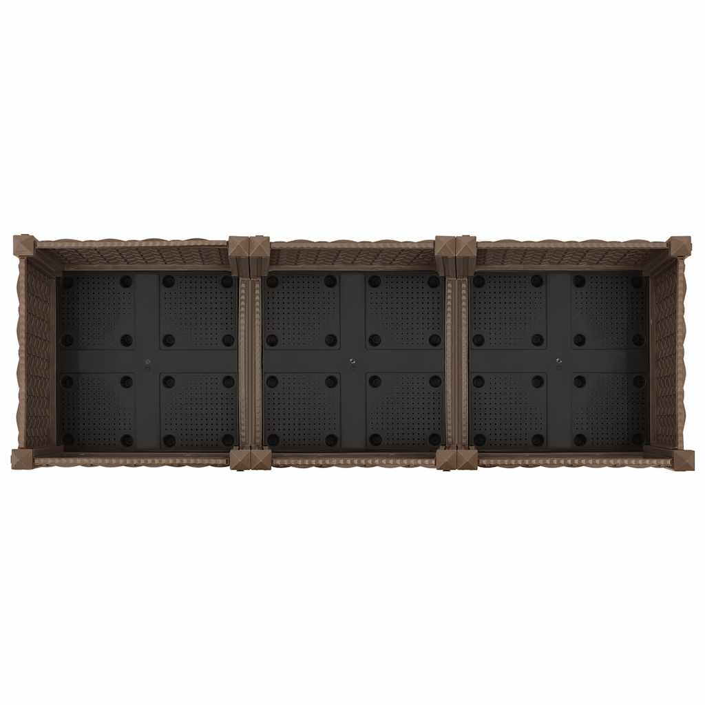 Raised Bed 120x40x23 cm Polypropylene