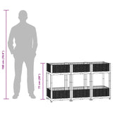 Raised Bed 120x40x71 cm Polypropylene