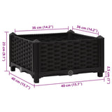 Raised Bed 40x40x23 cm Polypropylene