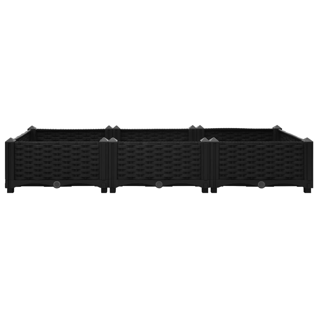 Raised Bed 120x40x23 cm Polypropylene