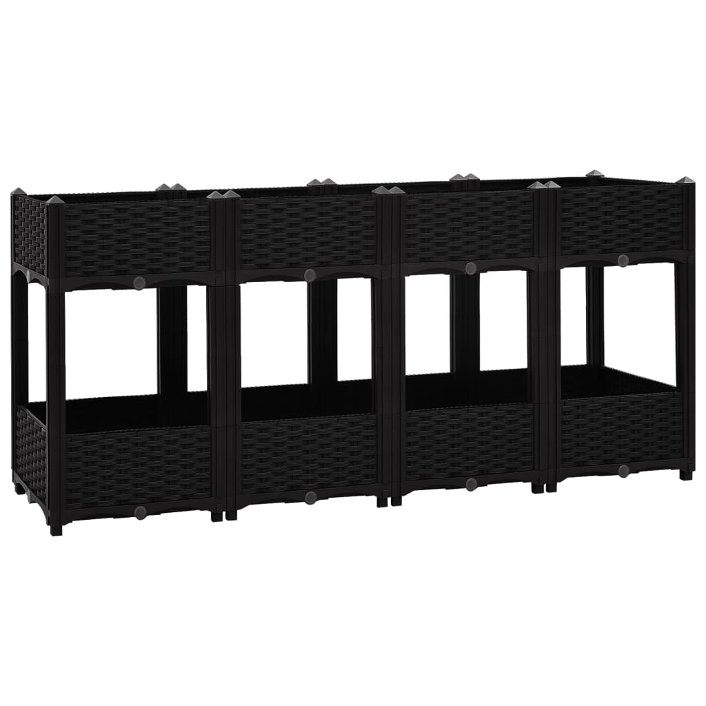 Raised Bed 160x40x71 cm Polypropylene