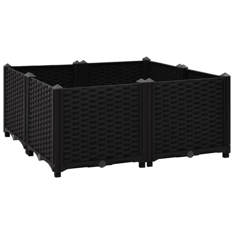 Raised Bed 80x80x38 cm Polypropylene