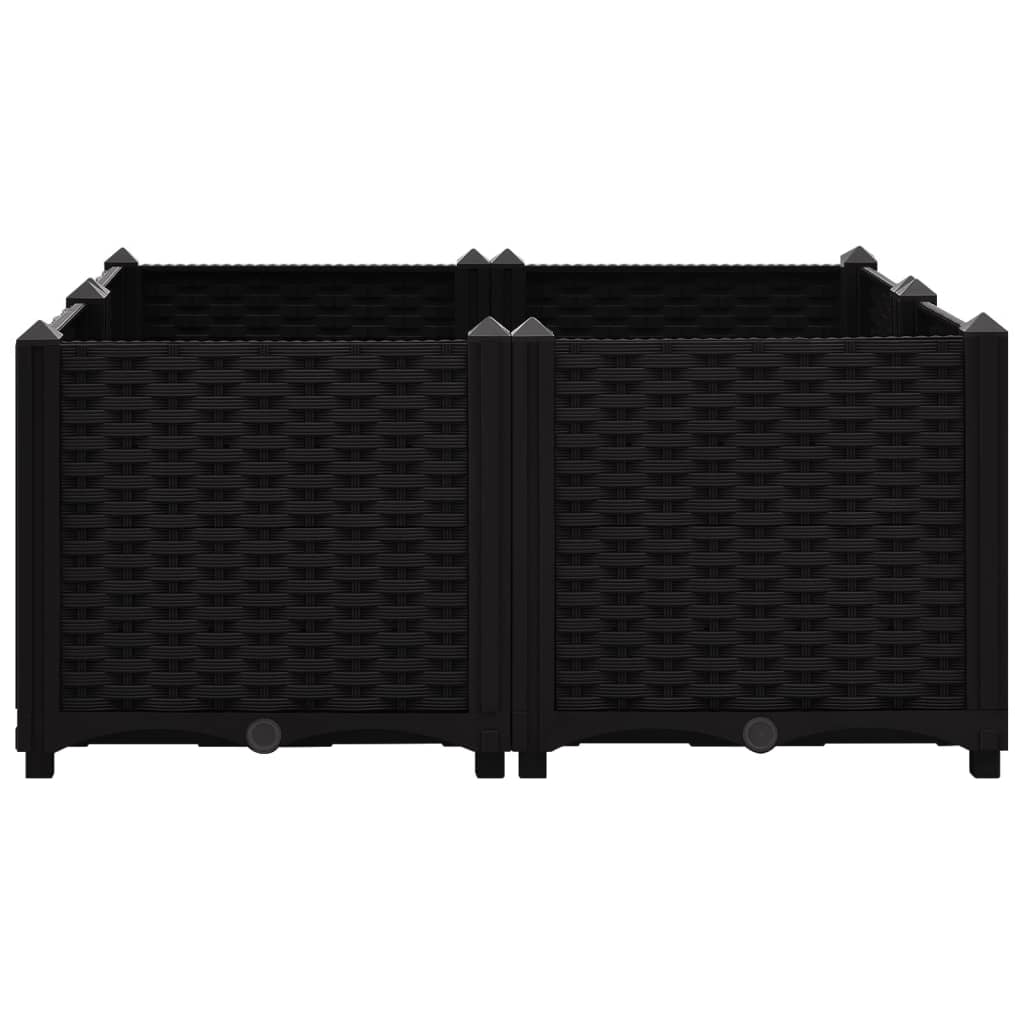 Raised Bed 80x80x38 cm Polypropylene