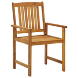 Garden Chairs 6 pcs Solid Acacia Wood