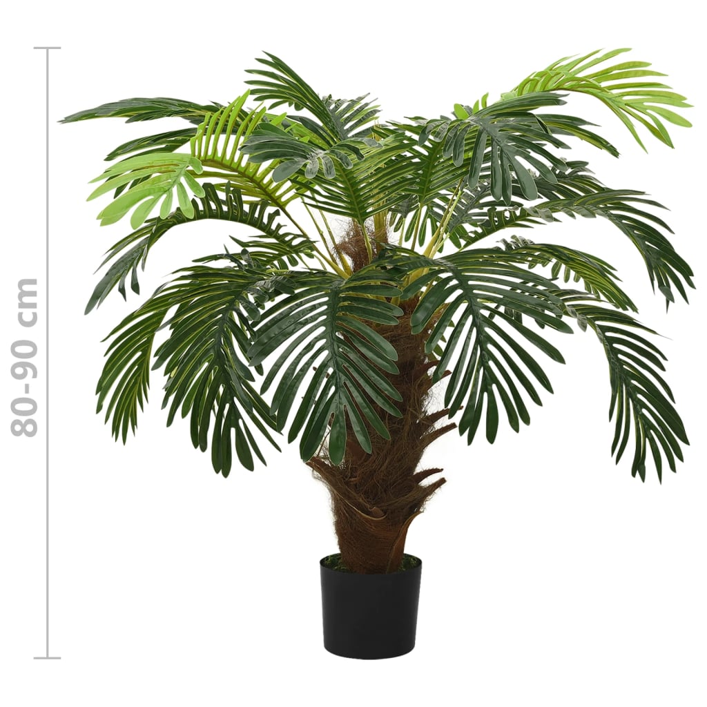 Artificial Cycas Palm with Pot 90 cm Green