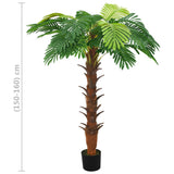 Artificial Cycas Palm with Pot 160 cm Green