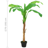 Artificial Banana Tree with Pot 180 cm  Green