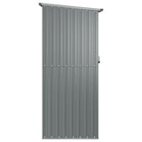 Garden Shed Grey 180.5x97x209.5 cm Galvanised Steel