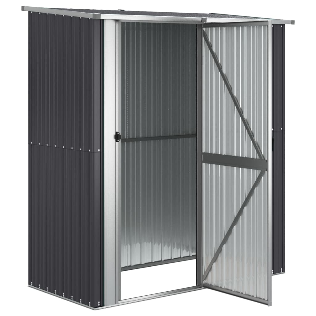 Garden Shed Anthracite 180.5x97x209.5 cm Galvanised Steel